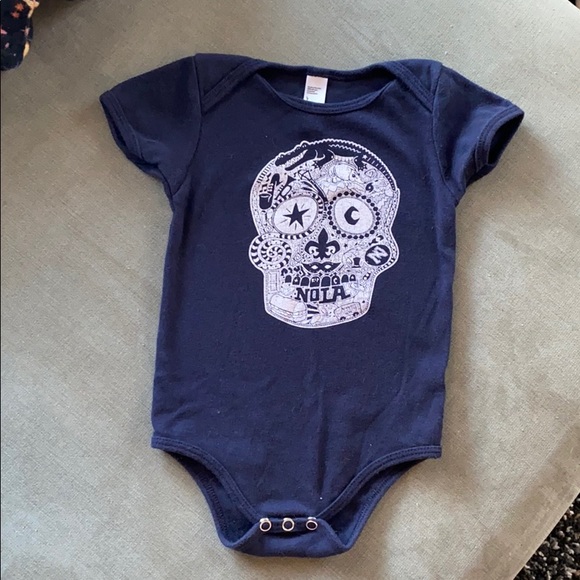 American Apparel Other - ⭐️New Orleans Skull Onesie